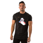 Men T-Shirt Assyrian Flag Iraqi Map